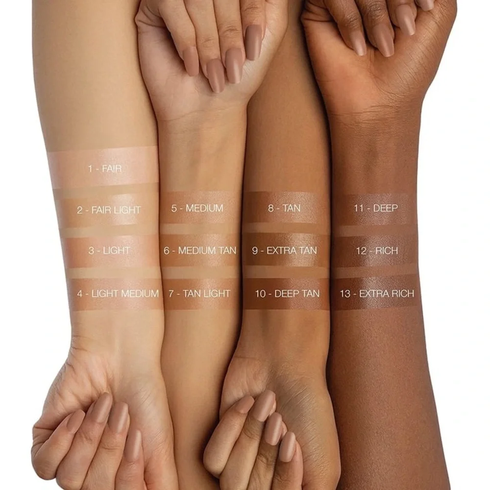 GloWish by Huda Beauty Multi Dew Skin Tint Fair 01 NEW 40 ML / 1.35 fl Oz